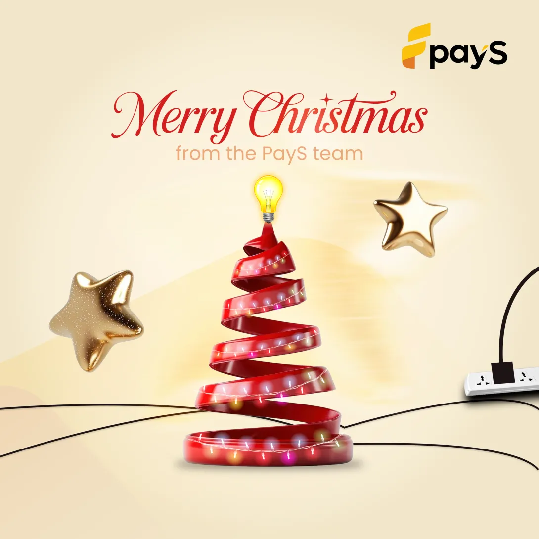 An image with a lit Christmas tree